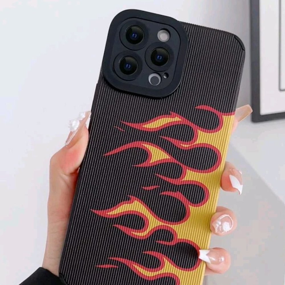 Flames Case For iPhone 14 Plus + FREE Glass Protector
